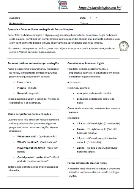 Telling Time - What time is it?