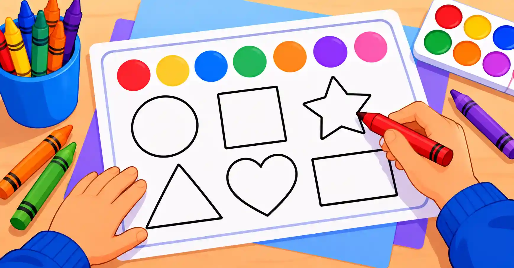 Atividade de Inglês Sobre Cores Para Imprimir