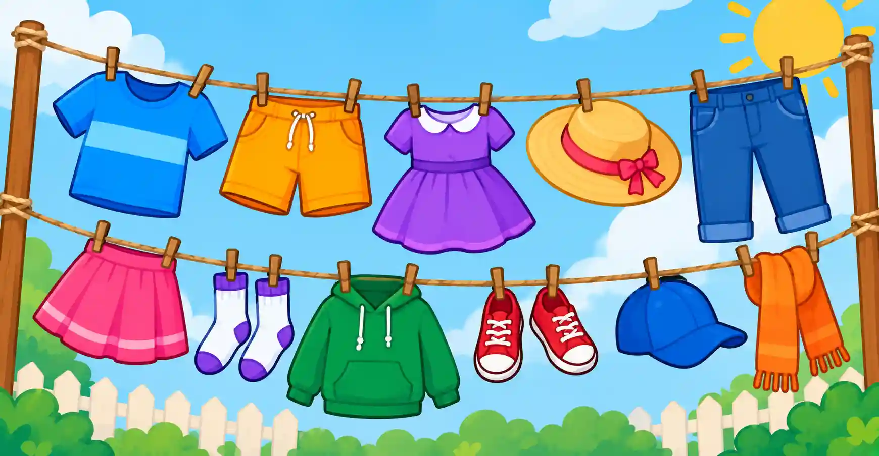 Atividade de Inglês Sobre Roupas e Acessórios