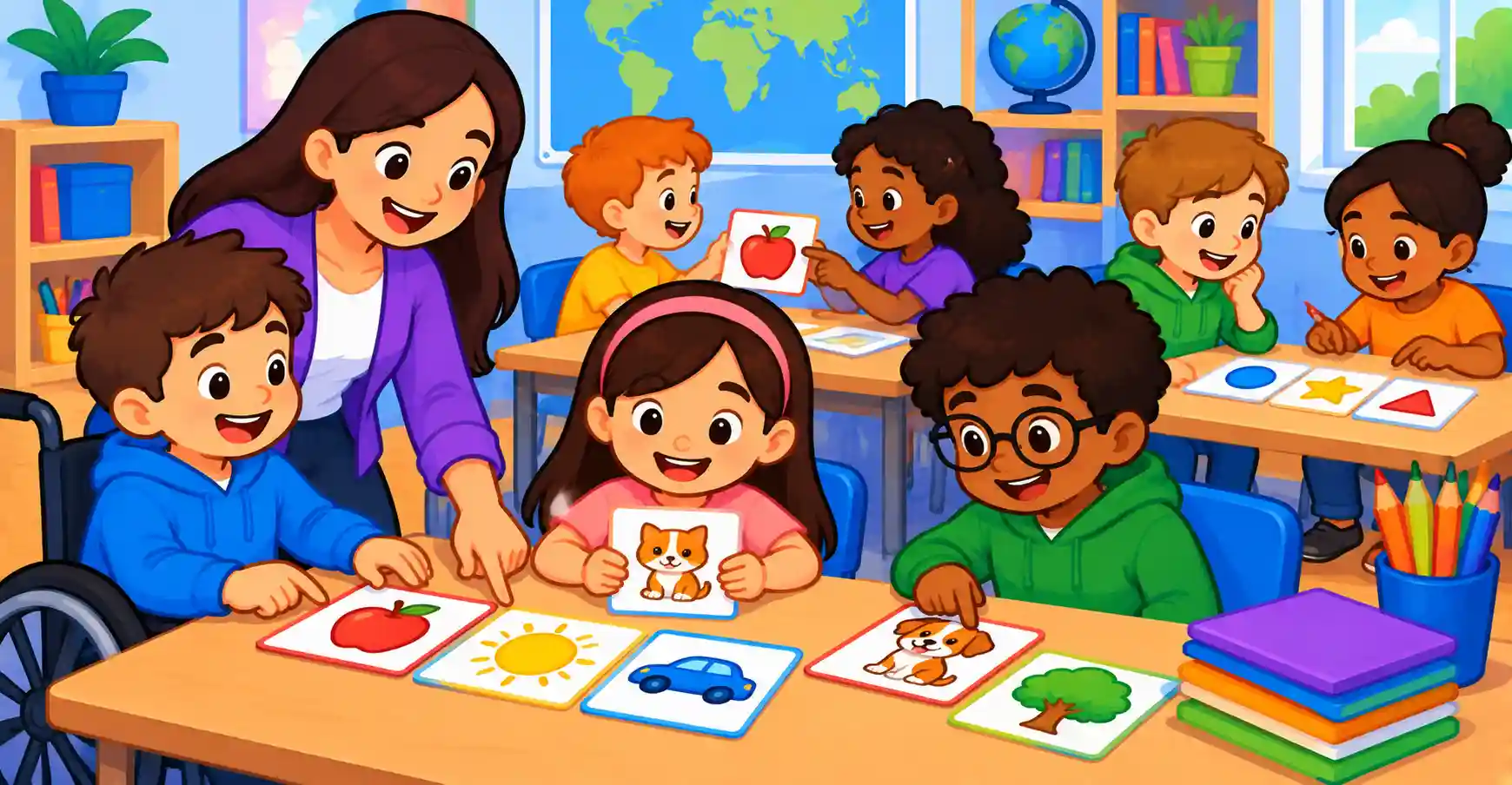Atividades de Inglês Adaptadas Para Alunos com Dificuldades de Aprendizagem