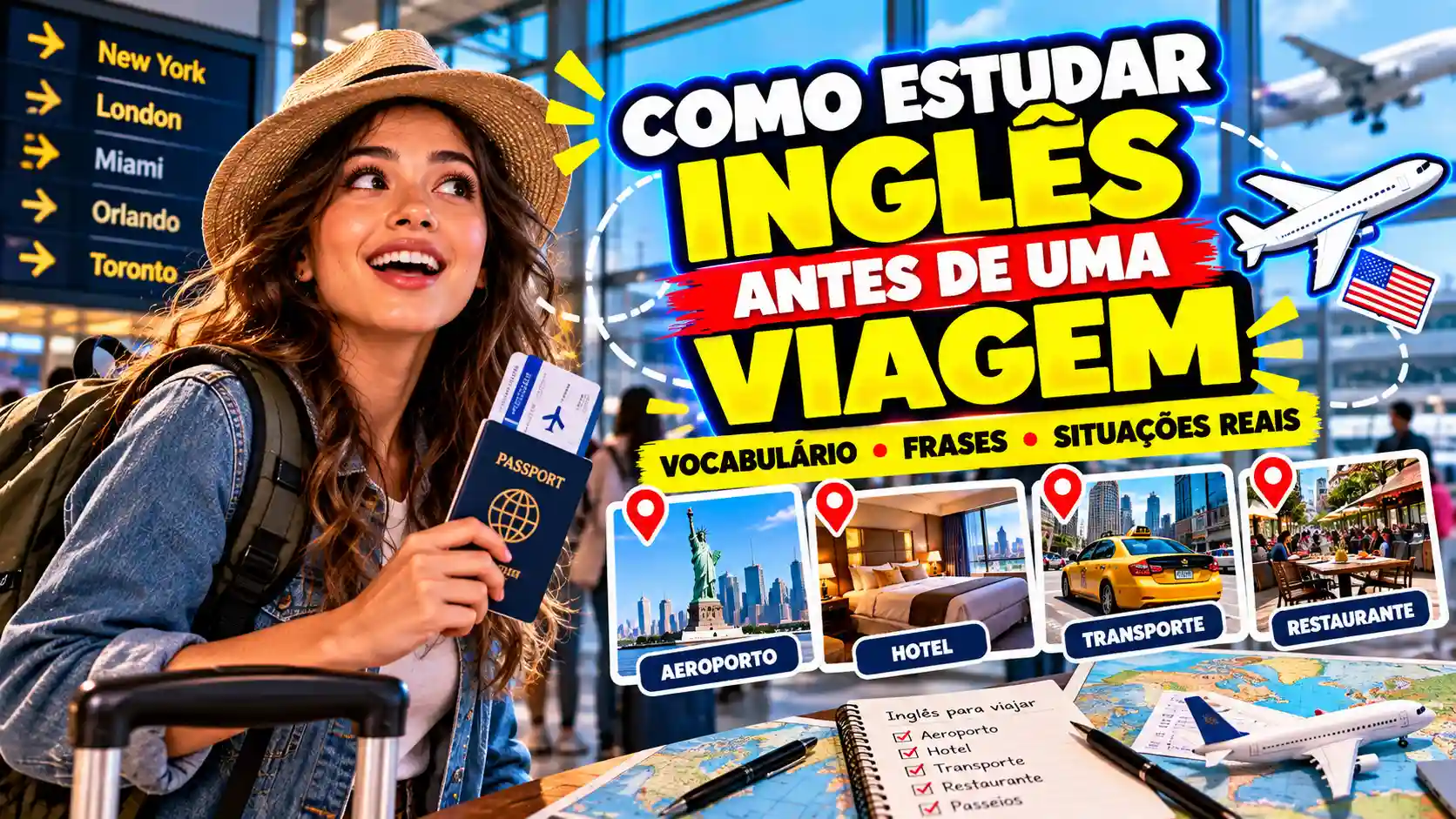Como Estudar Inglês Antes de uma Viagem