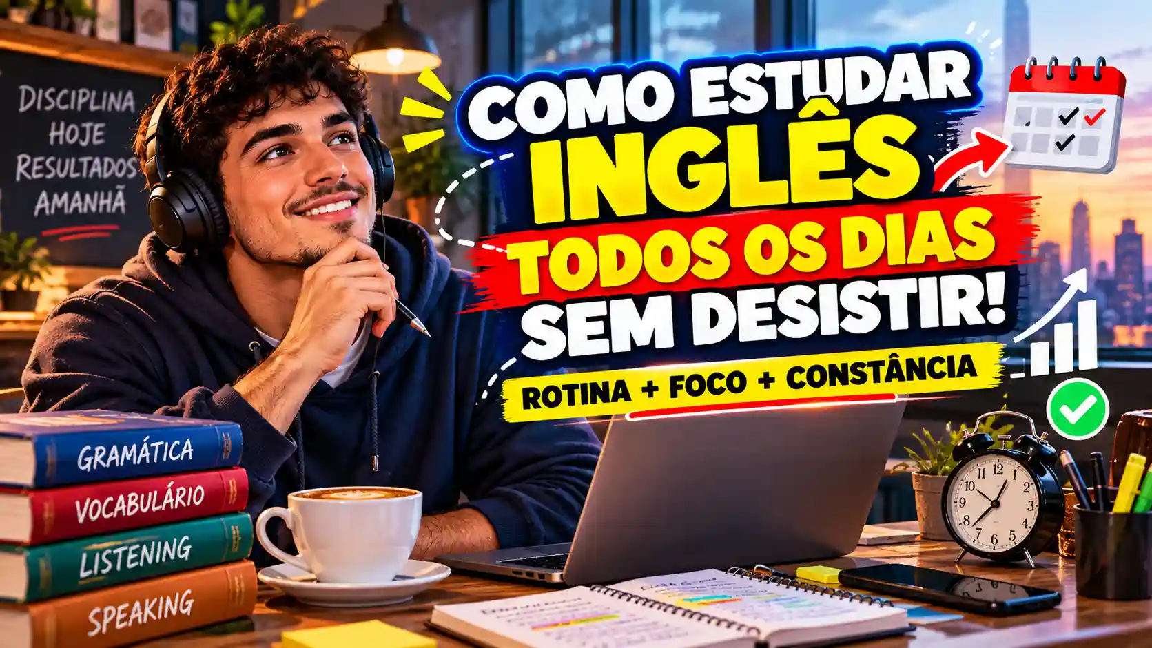 Como Estudar Inglês Todos os Dias sem Desistir