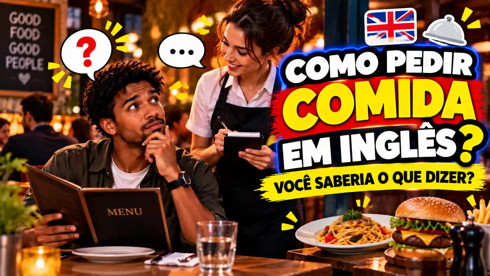 Como Pedir Comida em um Restaurante em Inglês