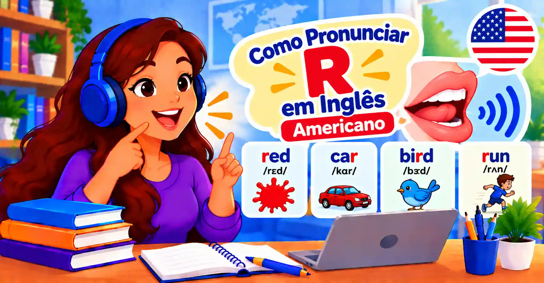 Como Pronunciar o R em Inglês Americano