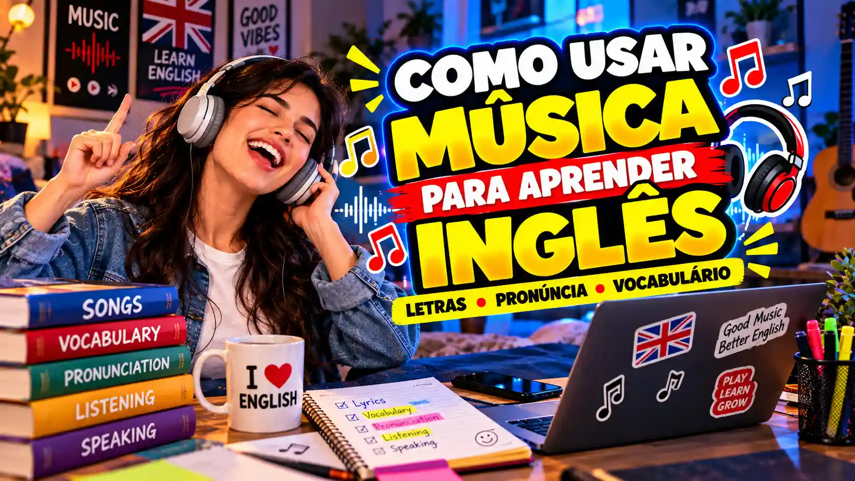 Como Usar Música para Aprender Inglês