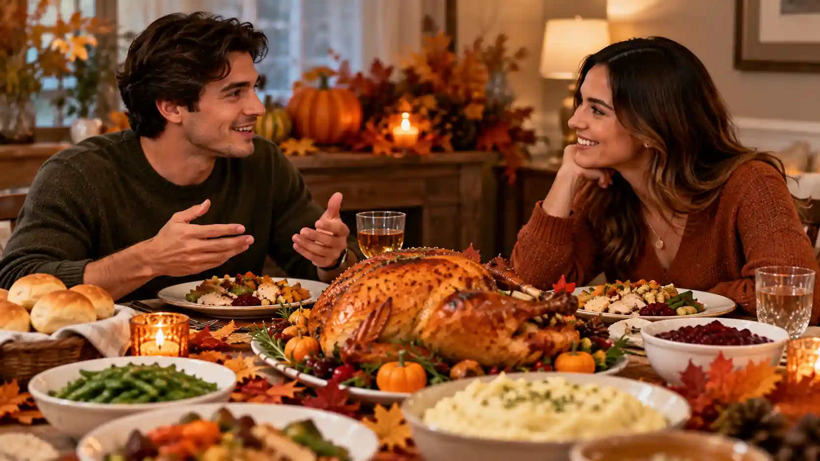 Diálogo de Thanksgiving em inglês com tradução