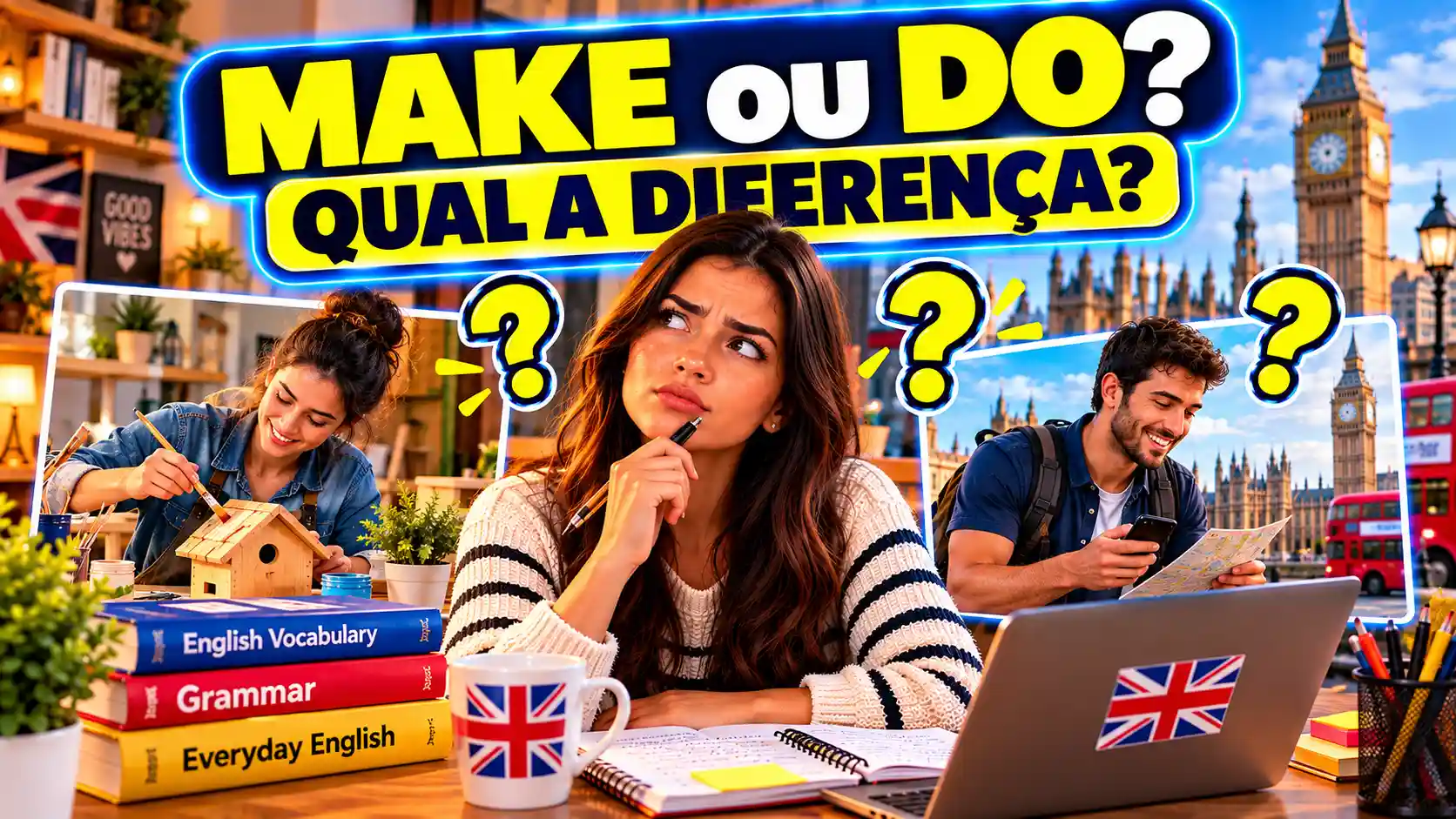 Make e Do: Qual a Diferença em Inglês?