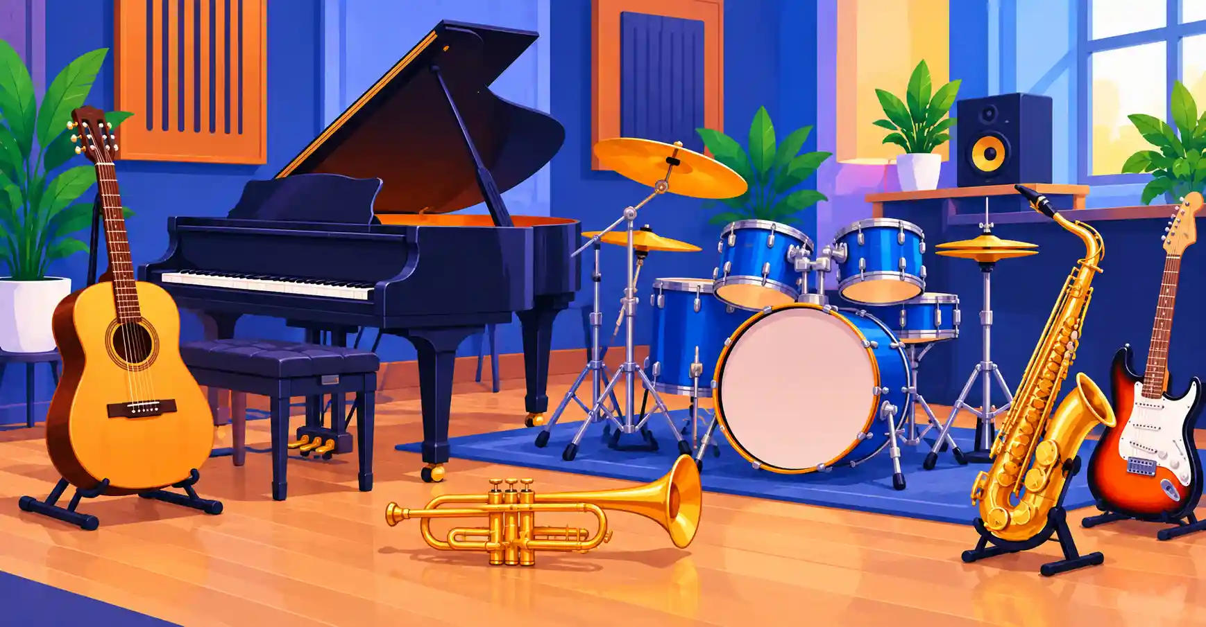 Nomes de instrumentos musicais em inglês