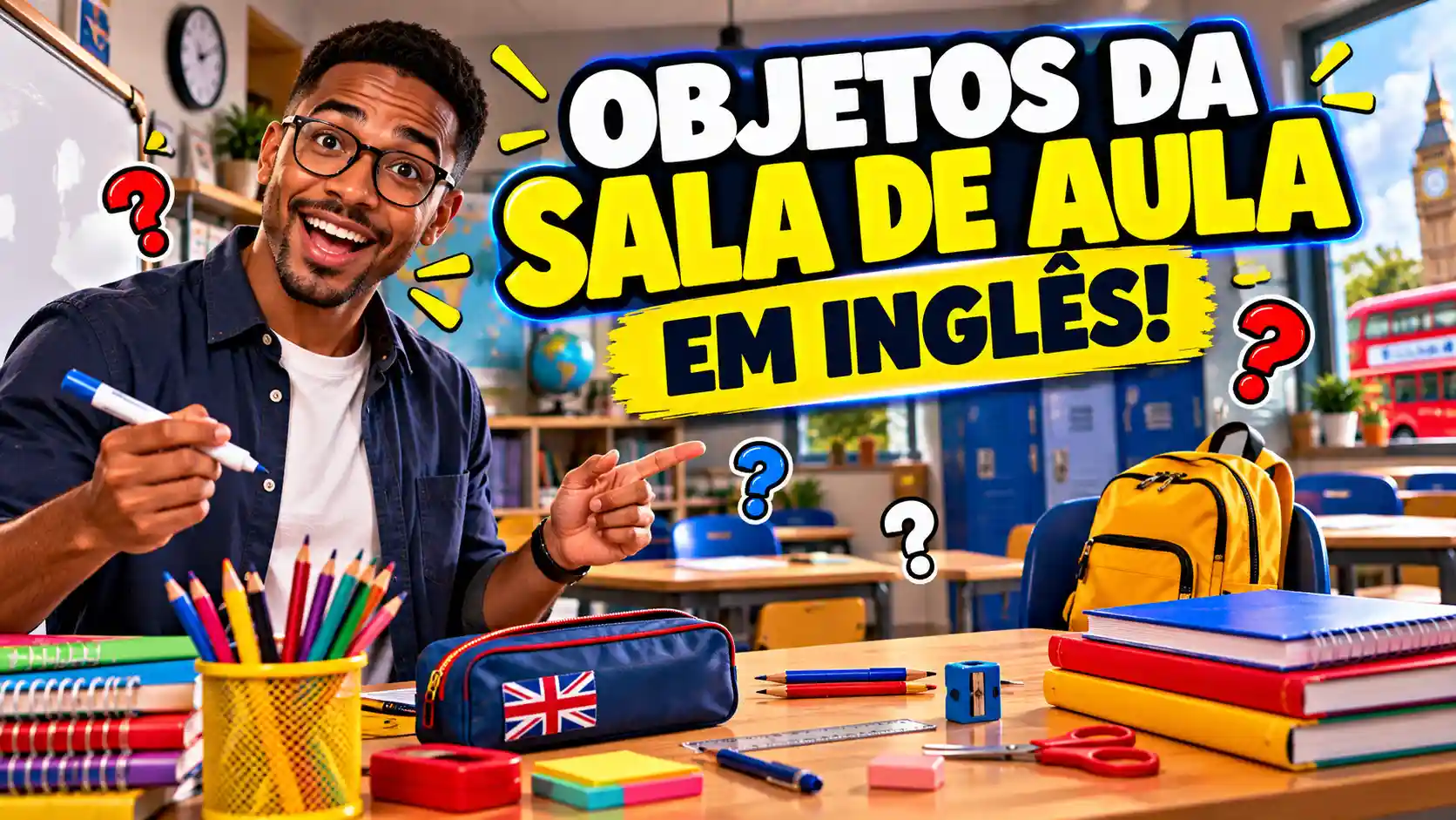 Objetos da Sala de Aula em Inglês: Vocabulário Essencial