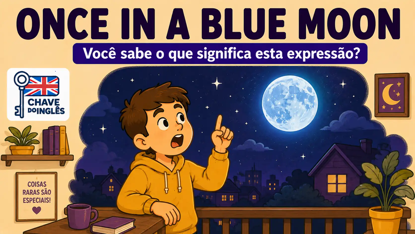 Once in a Blue Moon | O que significa esta expressão?