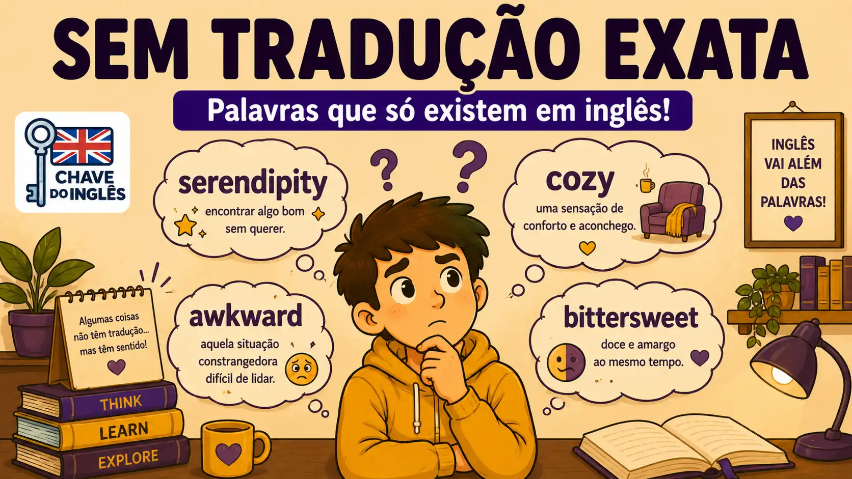 Palavras em Inglês que Não Têm Tradução Exata em Português