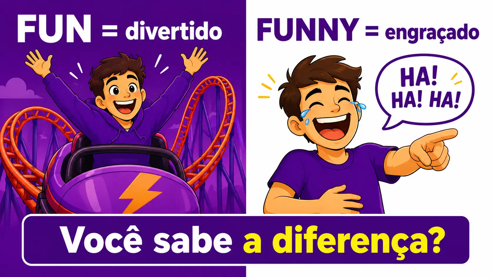 "Fun" vs "Funny": o erro clássico que faz nativos levarem um susto