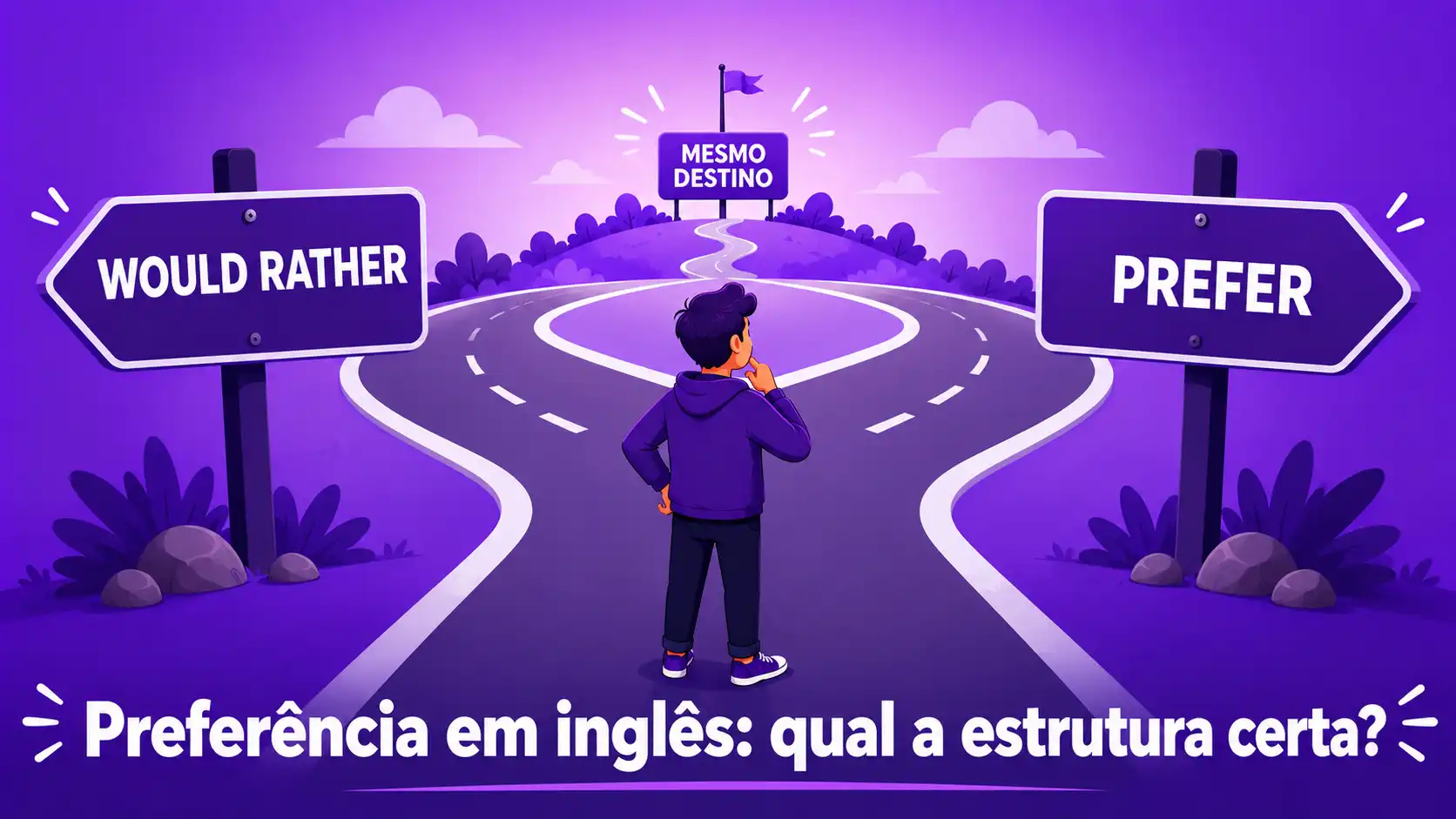 "Would Rather" vs "Prefer": qual usar quando você quer expressar preferência em inglês?