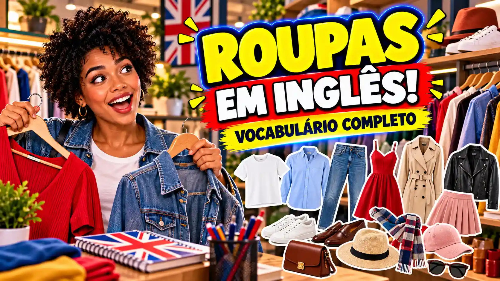 Roupas em Inglês: Vocabulário Completo para o Dia a Dia