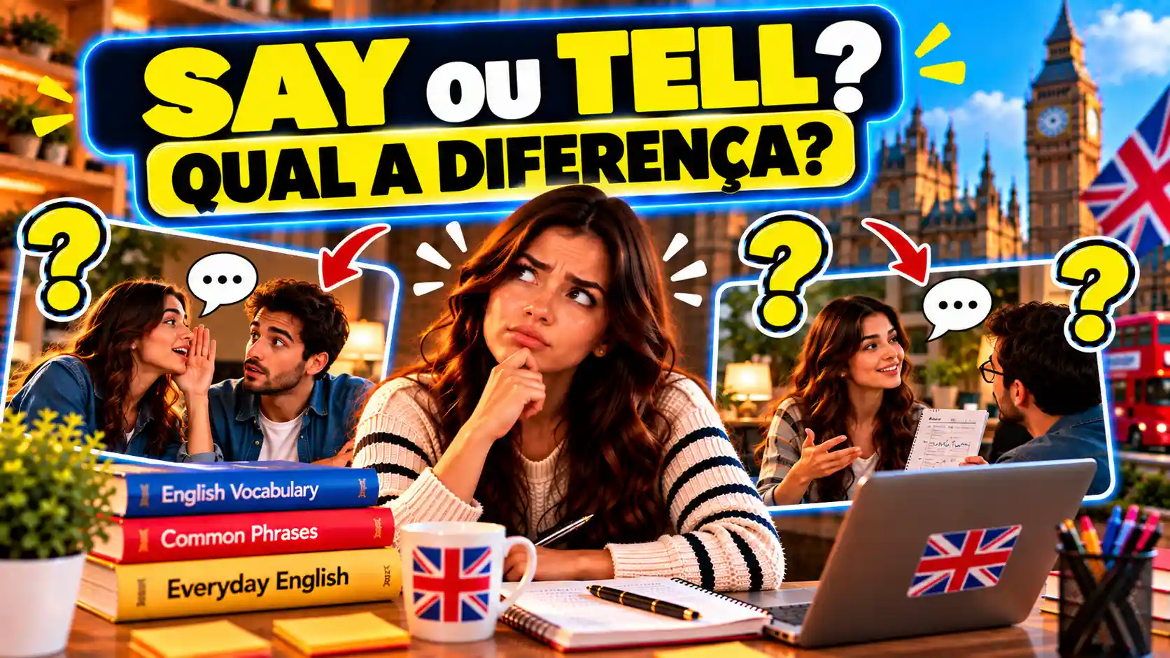 Say e Tell: Qual a Diferença em Inglês?