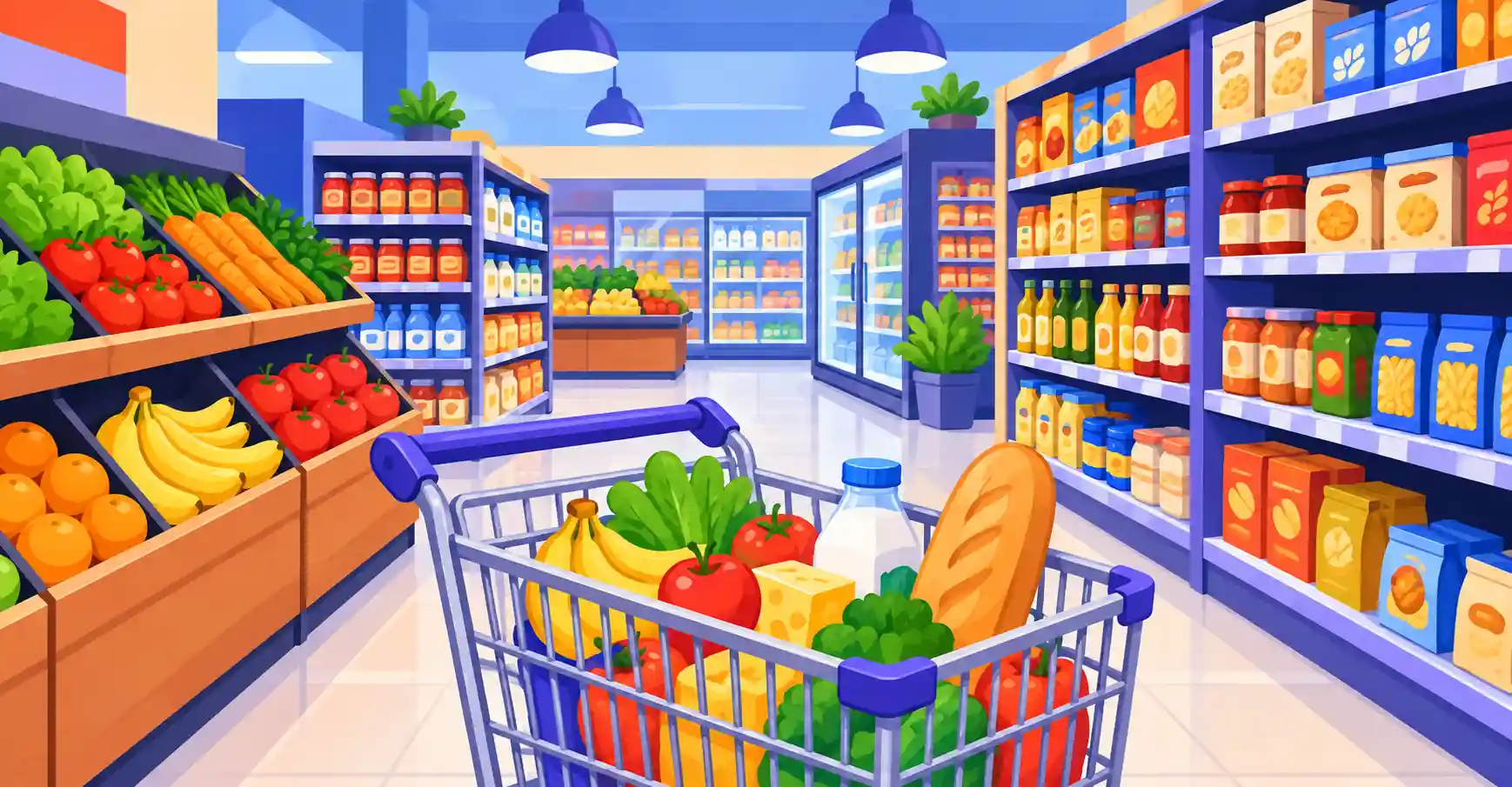 Vocabulário de supermercado em inglês