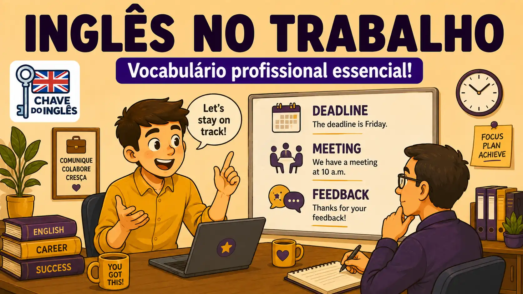 Vocabulário do Trabalho em Inglês — Palavras Essenciais para o Ambiente Profissional