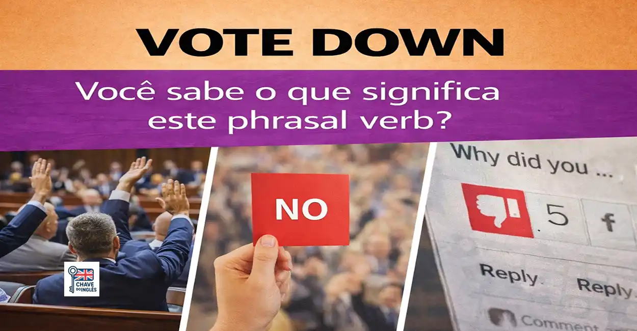 Vote Down: significado do phrasal verb
